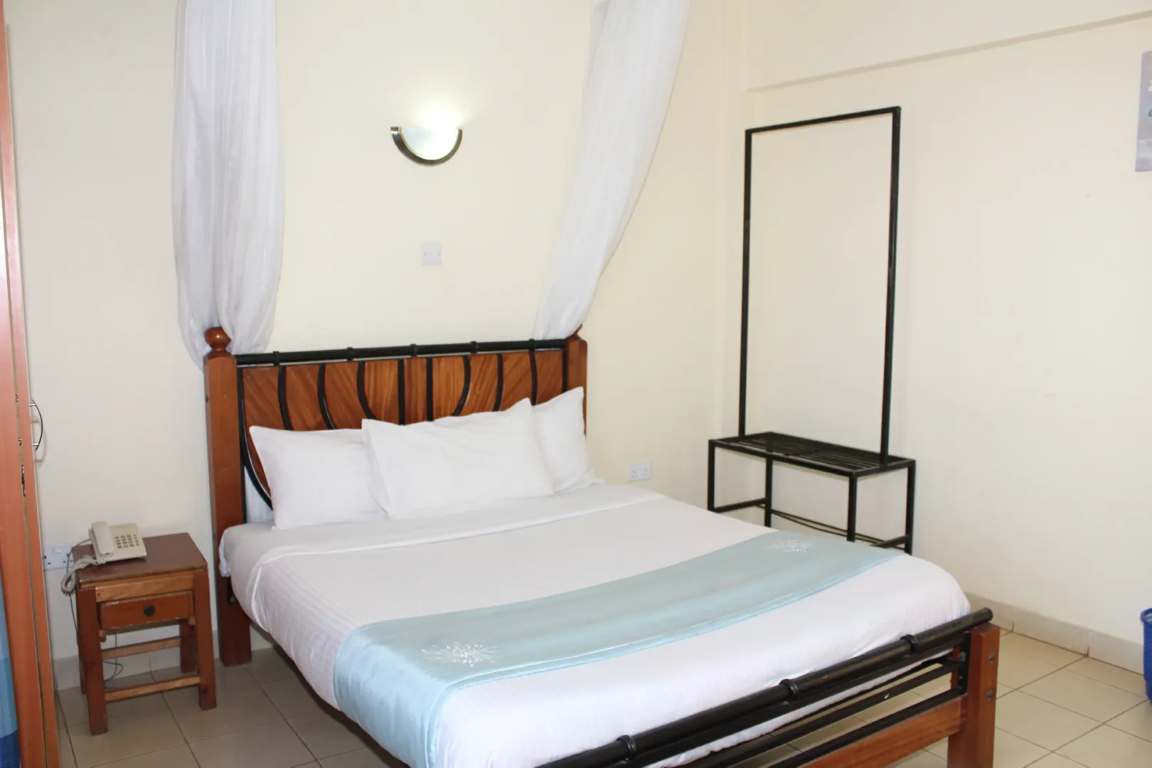 Simple comfort with a welcoming touch.